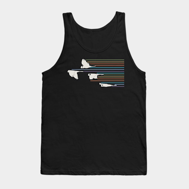 Black tailed cockatoo Tank Top by Flaxenart